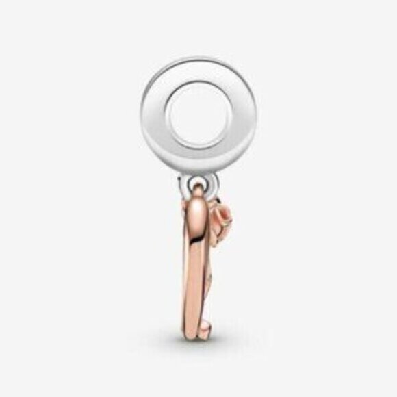 ✅Pandora Heart & Rose Flower Dangle Charm - Picture 3 of 4